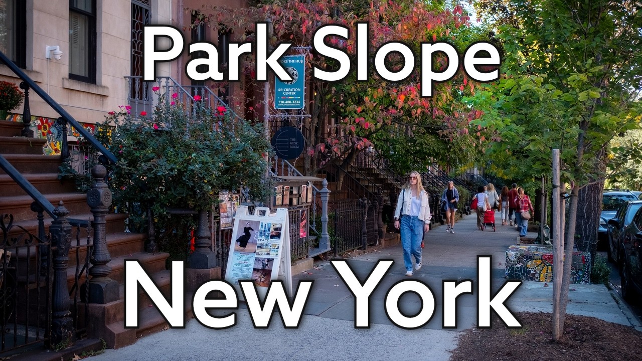 New York City Walking Tour: Park Slope, Brooklyn | 4K