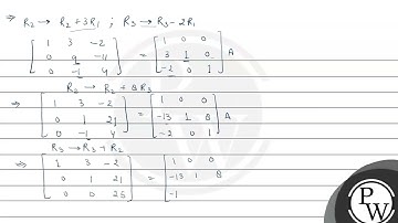 Find the inverse if they exist, by using elementary operations : \[ \left[\begin{array}{rrr} 1 &...
