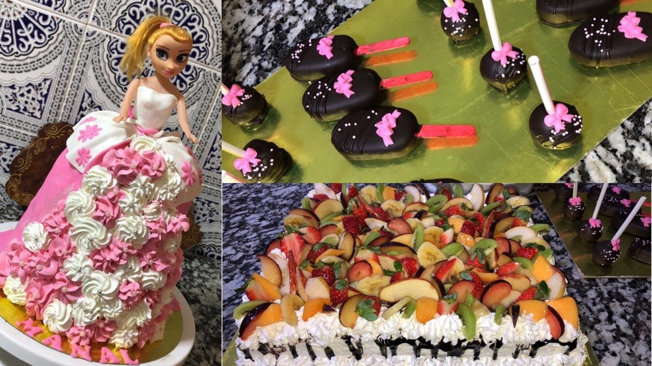 وجدوا معايا طلبية لعيد ميلاد من الألف إلى الياء: كيك ديزاين+ كيك الديسير + ماكنوم و البوب كيك