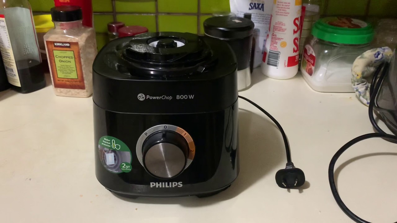 Máy xay đa năng Philips Food Processor. YouTube