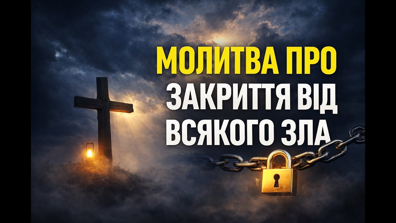 МОЛИТВА, ЯКА ЗАКРИЄ ВІД БІД І ЗЛА 🙏 Прослухай до кінця