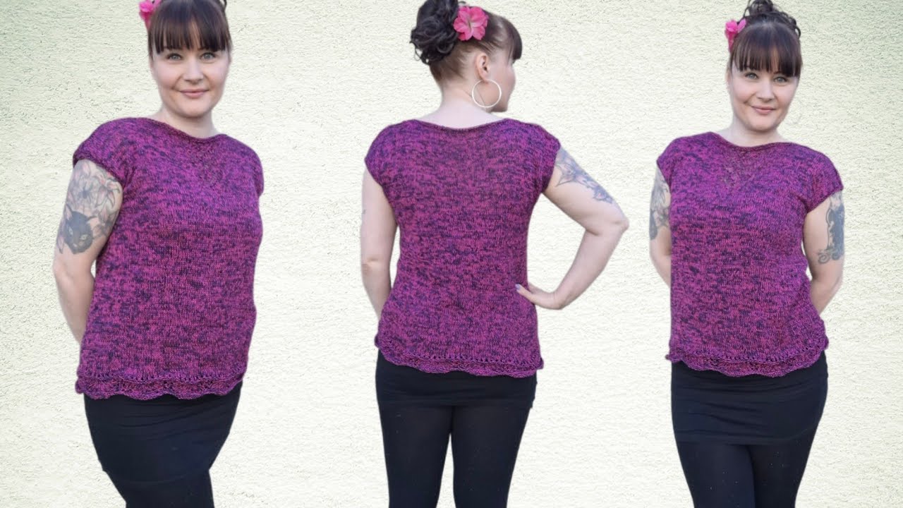 Shirt *Symphonie* stricken 💜 MUST HAVE