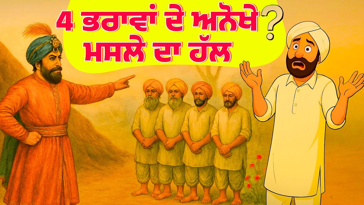 4 ਭਰਾਵਾਂ ਦੇ ਅਨੋਖੇ ਮਸਲੇ ਦਾ ਹੱਲ। Punjabi story । Desi Story #motivation #punjabi