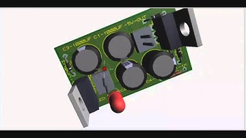 Dual +-5V Power Supply Unit Proteus Programming And Simulation
