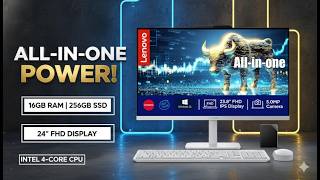 Lenovo All-in-One Desktop Review – Best Budget 24” PC Setup?