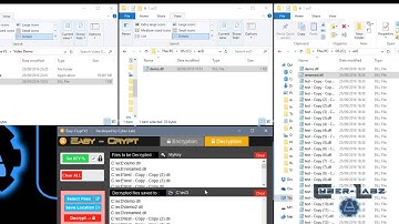 Easy Crypt V2 - Decryption Demo - [Single file, Multiple files, Pasted Code]