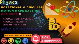 MDCAT Physics – Rotational & Circular Motion (ONE SHOT) lecture by ENGEECON ACADEMY #mdcatphysics