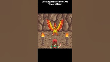 Drawing Pixel Art | Timelapse #shorts #pokemon #pixelart