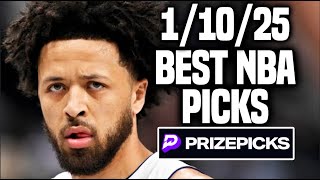 NBA PRIZEPICKS TODAY | SATURDAY | 1/10/2025 | 6 BEST PROP PICKS |  BEST PROPS | NBA BETTING |