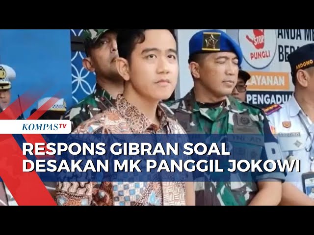 Desakan MK Panggil Presiden Jokowi, Gibran: Monggo, Besok kan Menteri-Menteri Hadir! class=