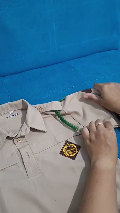 Tutorial Pasang Peluit Seragam Pramuka #peluit #pramuka #seragampramuka #ngonten #tutorial