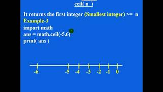004)ceil function