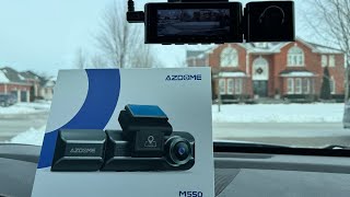 AZDOME M550 DASH CAM Is A Must Have! 3 Channel 4K Dash Cam Installation, Unboxing and Review