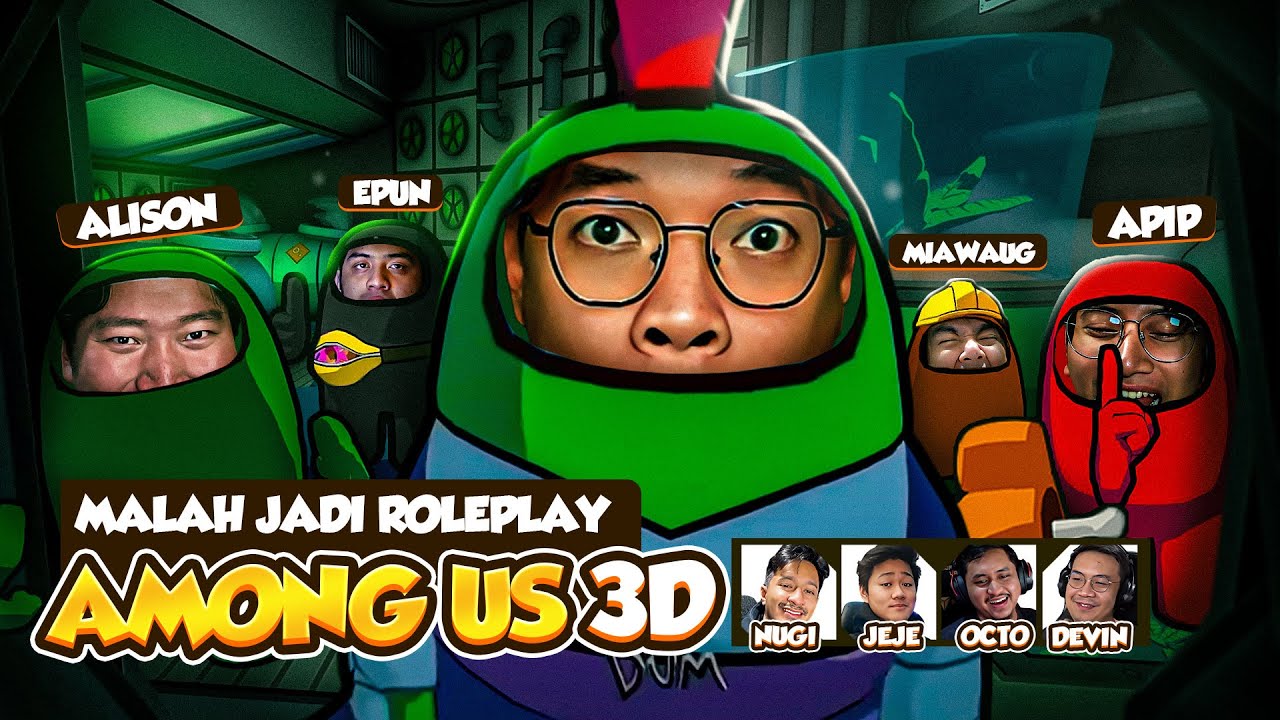 BANYAK MUSUH DALAM SELIMUT!! - Among Us 3D Indonesia
