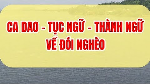 Caâu ca dao laf gia câu tục ngữ là gì