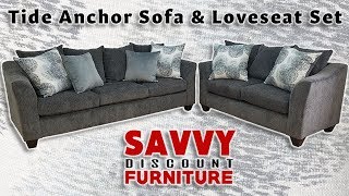 American Furniture Tide Anchor Sofa & Love Seat Set