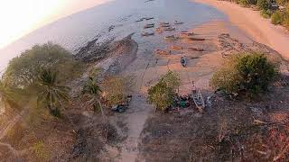 Flying around a deserted Thai Island beach at sunset | DJI FPV | 4.20.2020