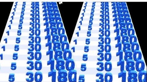 New Record Satisfying Math games-Number Rum Vs Number Rush 2048 With High Levels