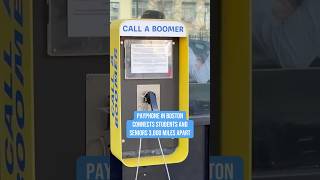 Payphone in Boston connects students and seniors 3,000 miles apart