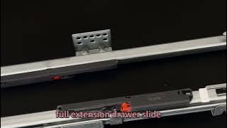 undermount drawer slide self closing drawer full extension bottom mount drawer slides Series