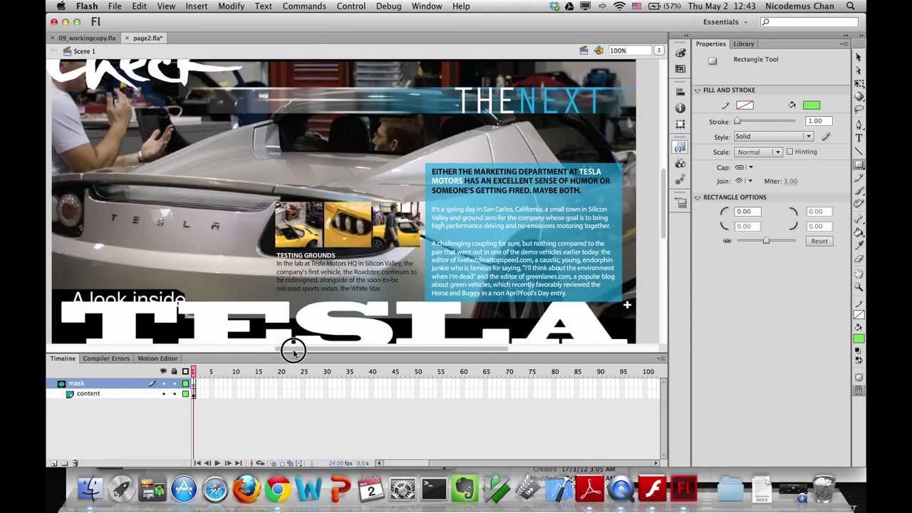 Flash CS5 CS6 Classroom In A Book Lesson 9 Loading And Controlling 