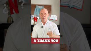 A THANK YOU