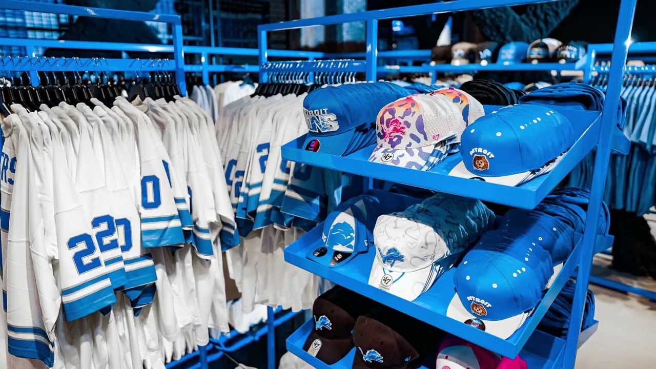 Exclusive Lions Gear To Be Sold At Ford Field's 'The Stadium Collection' -  CBS Detroit