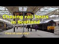 Two railtours in scotland april 2023