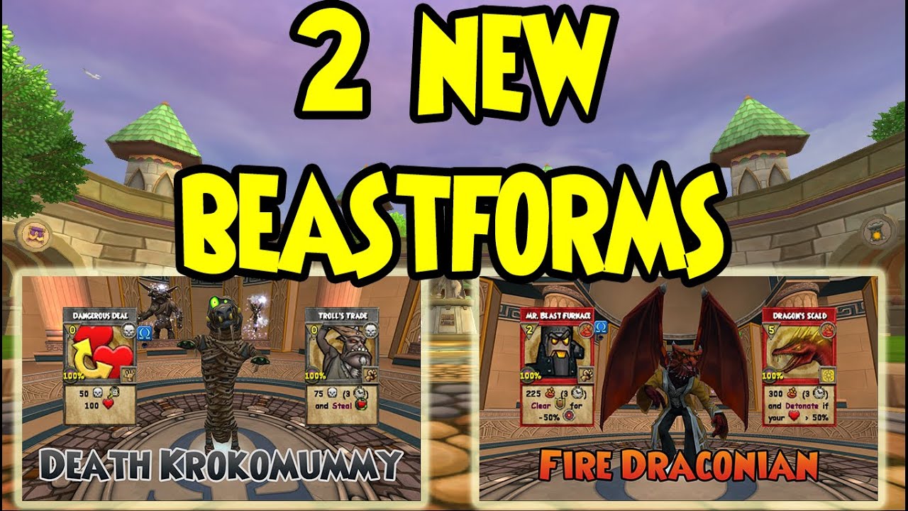Wizard101: 🌕2 NEW BEASTFORMS🌕 - ⚠️SPRING 2022 TEST REALM⚠️