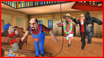 Scary Stranger 3D Upside Down New Levels Unlocked New UPDATE - Gameplay Android iOS