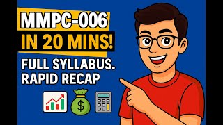 MMPC 006 🔥 Rapid Revision in 20 Mins | IGNOU MBA 2025 Exam Special | HINDI