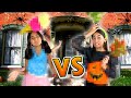 DIY Halloween Costume Challenge! Sister VS Sister