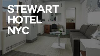 Stewart Hotel NYC One Bedroom Suite with Kitchen - Room Walkthrough