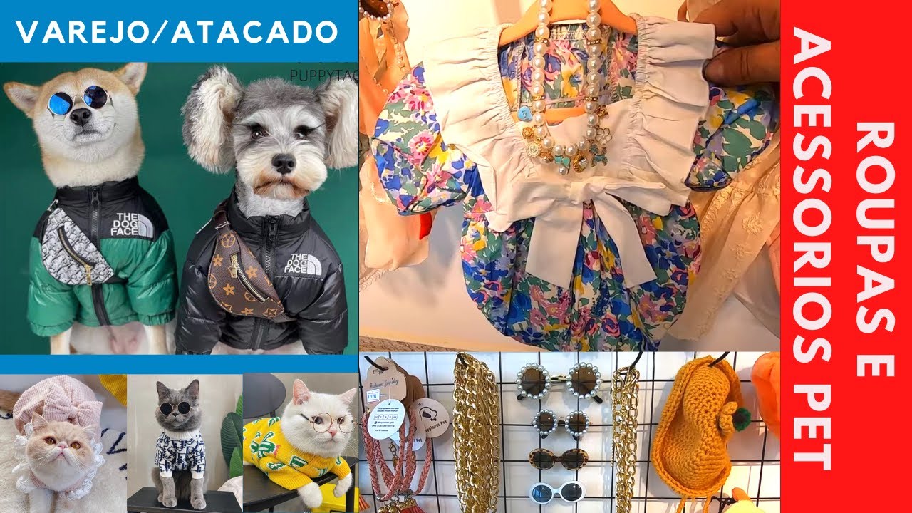 Importador moda Pet, roupinha para gato cachorros  animais de estimação  Moda Animal vários tamanhos