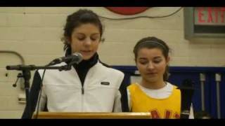 Sos4000 Cambridge Torch Champions Danielle Mason Lauren Doherty Feb 7 2008 Day 130. School Pt 3