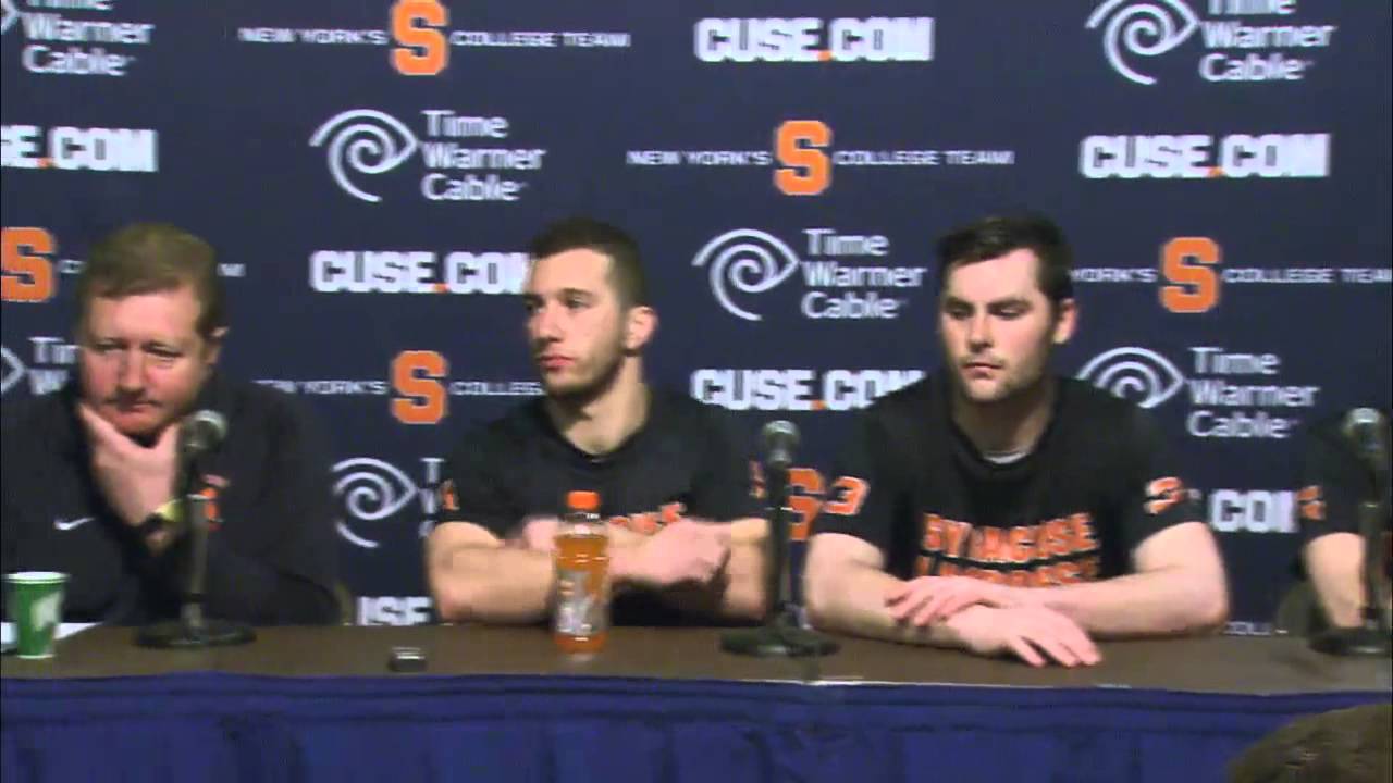 Postgame Interviews vs. Binghamton - Syracuse Men's Lacrosse