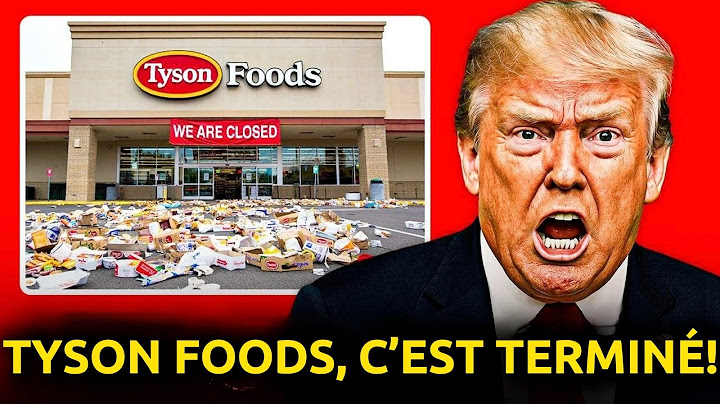 Tyson Foods Closes Plants in the United States: Trump's Reaction Is Madness...