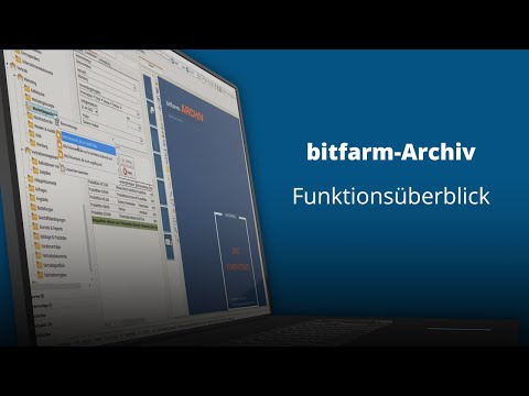 bitfarm-Archiv Funktionsüberblick - Das Open-Source Dokumentenmanagementsystem seit 2003 - video from Bitfarm Informationssysteme