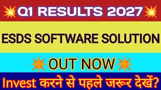 ESDS Software Q1 Results 🔴ESDS Software Results🔴ESDS Software Solutions Share🔴ESDS Share Latest News screenshot 5
