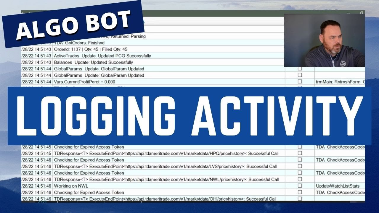 C# Algo Trading Bot - Easy Logging Routine - YouTube