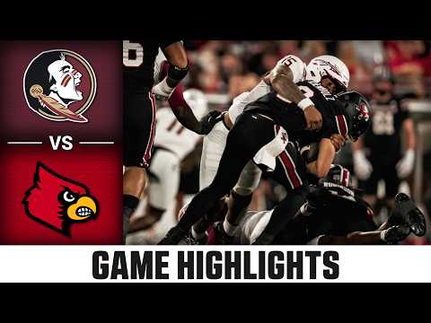 Florida State Seminoles vs. Louisville Cardinals Game Highlights | 2026 ACC Football