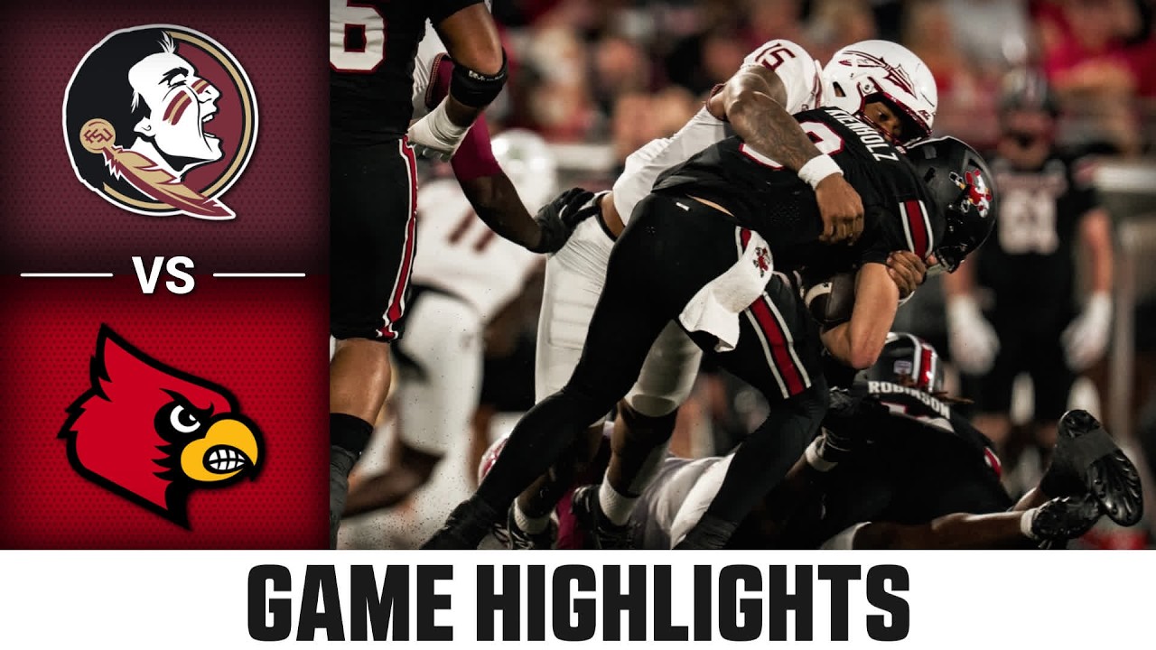The ACC Digital Network on highlights of Florida State at Louisville, October 9.