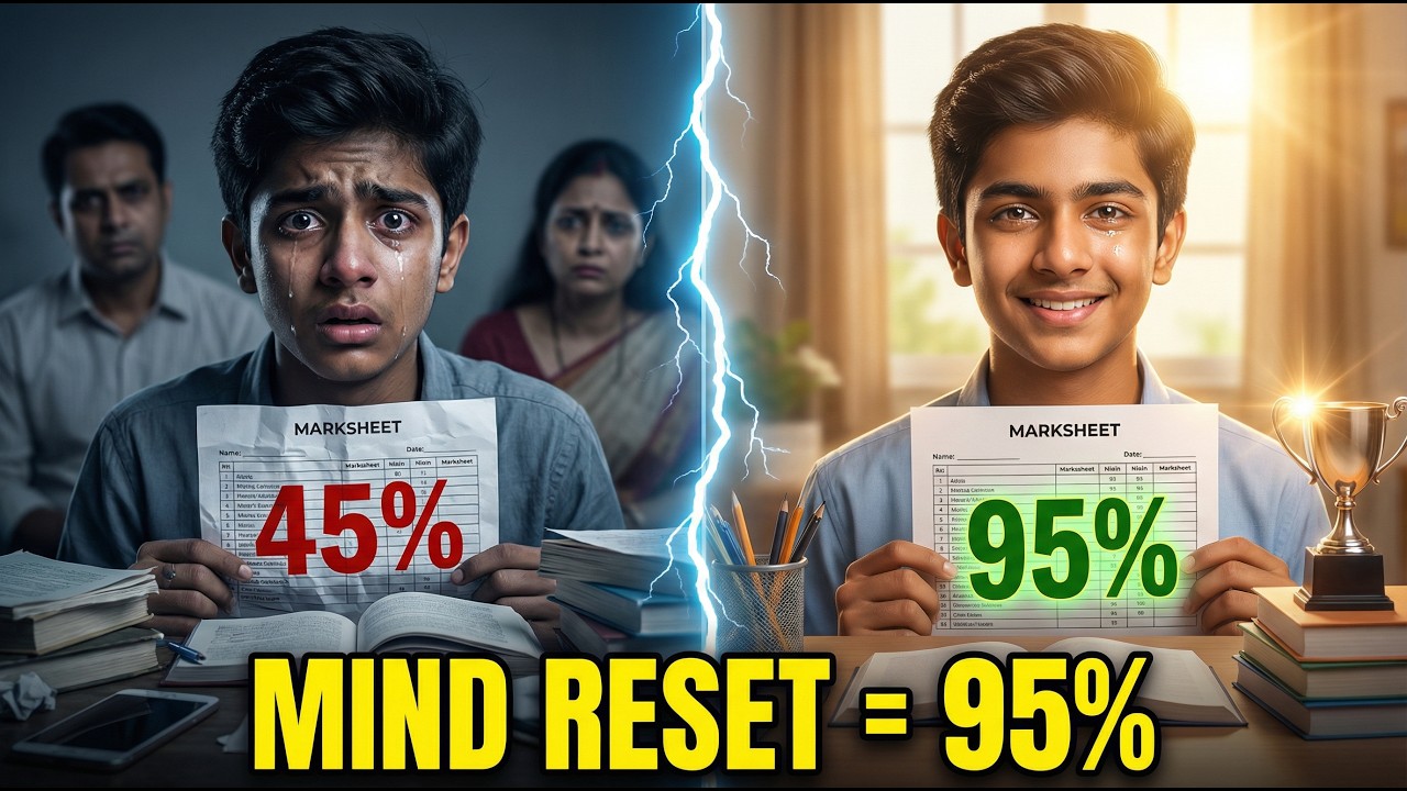 Dimag Reset Karo Low Marks Se 🔥 | 95% Success Subconscious Mind Secrets | Vishesh Education