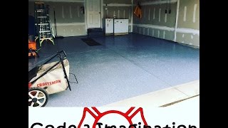 Garage Rust-Oleum Epoxy Shield Floor Coating Diy