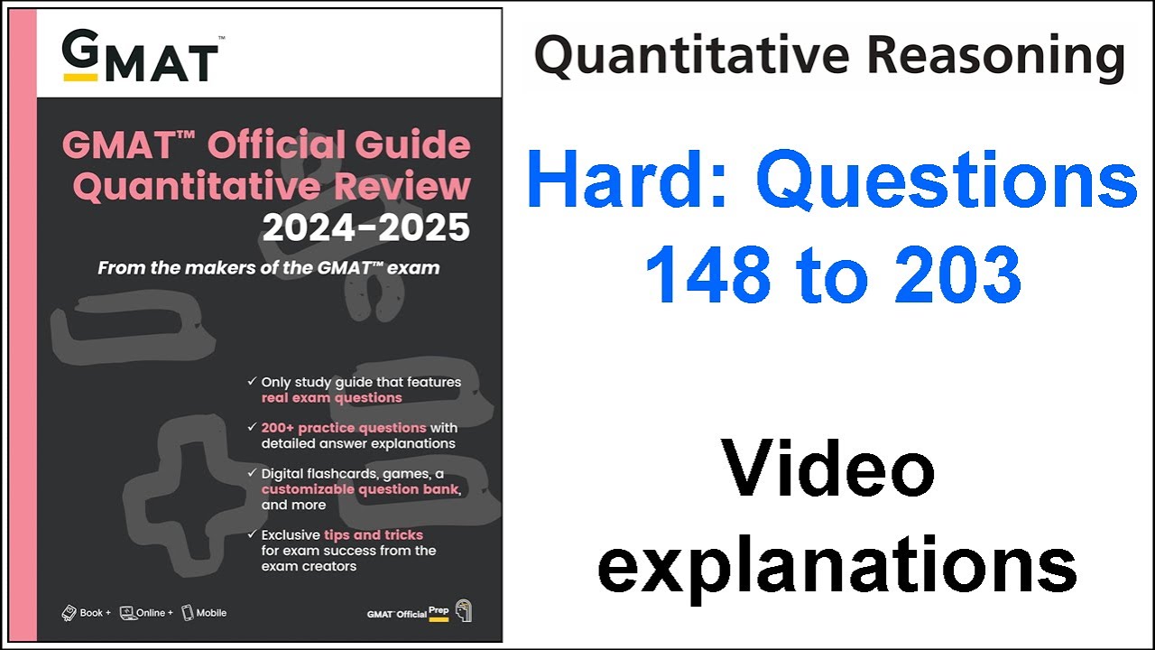 Question 148 ID 300158 Quantitative Reasoning GMAT Official Guide ...