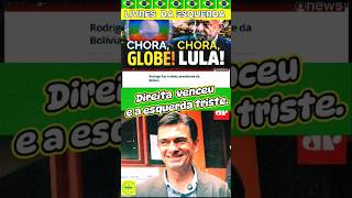 Jornalista  triste, com a vitória da Direita. 20/10/25