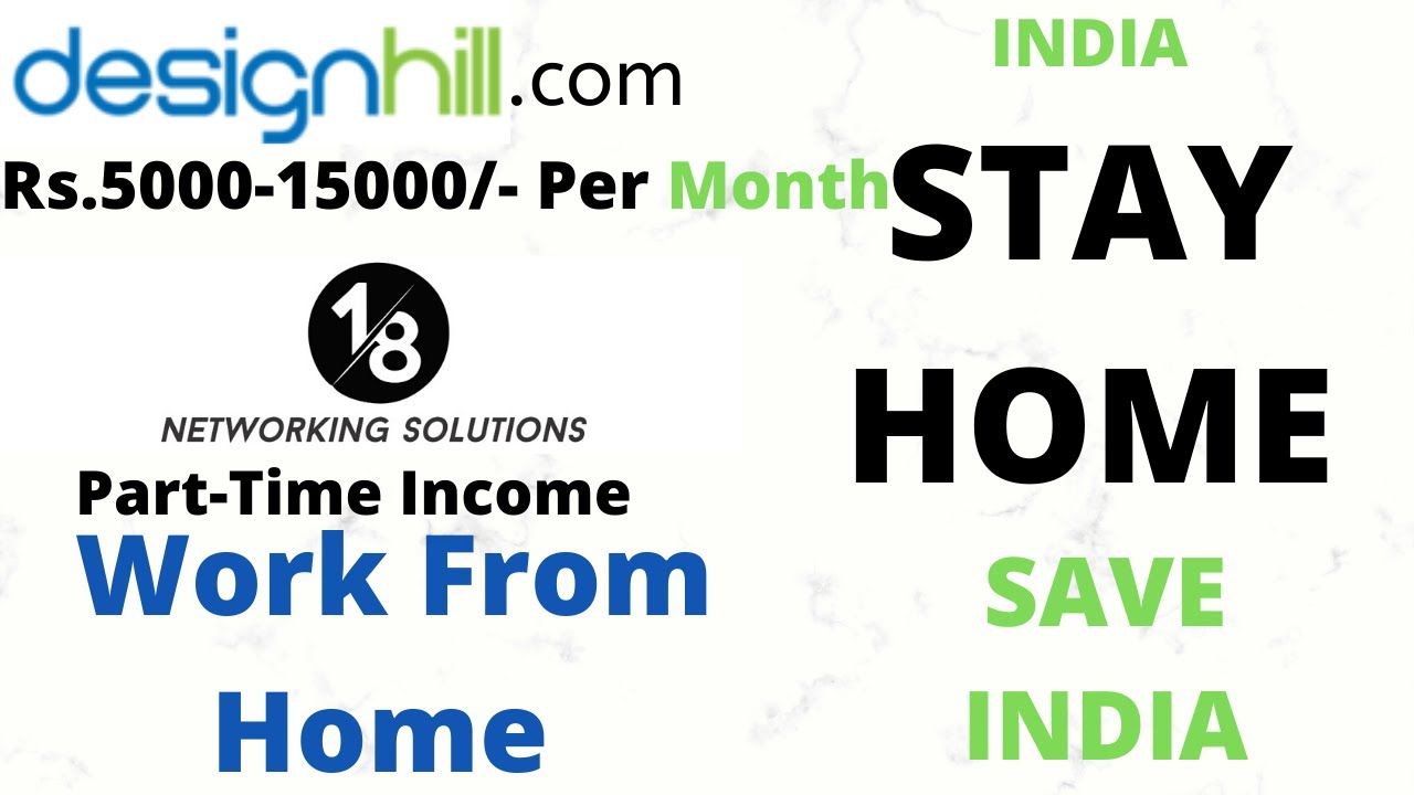 Lockdown Work from Home !Good income From Part time ! FreelancerJob From designhill.com