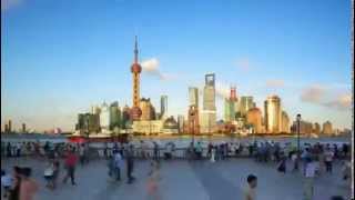 Timelapse of Shanghai Pudong.