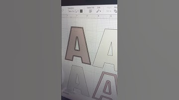 How to resize a #3dletters in #cricutdesignspace