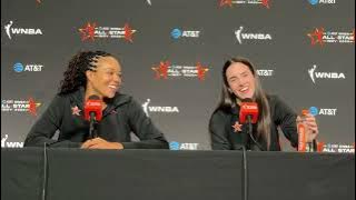 Caitlin Clark and Napheesa Collier WNBA All-Star Pregame Press Conference